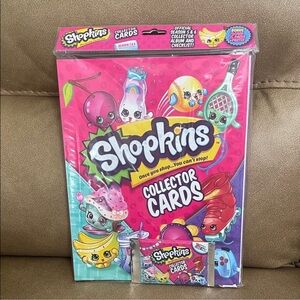 Shopkins Collector Cards, binder, & poster!